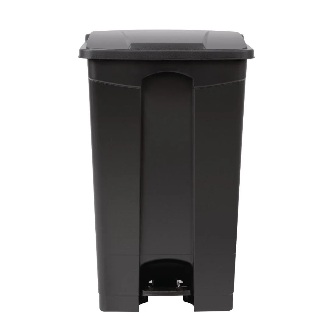 Cubo de basura de cocina con pedal negro - 87 L