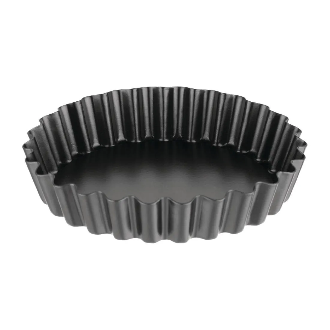 Molde para tartaletas canelé antiadherente con fondo desmontable - ø 10 cm - Lote de 3