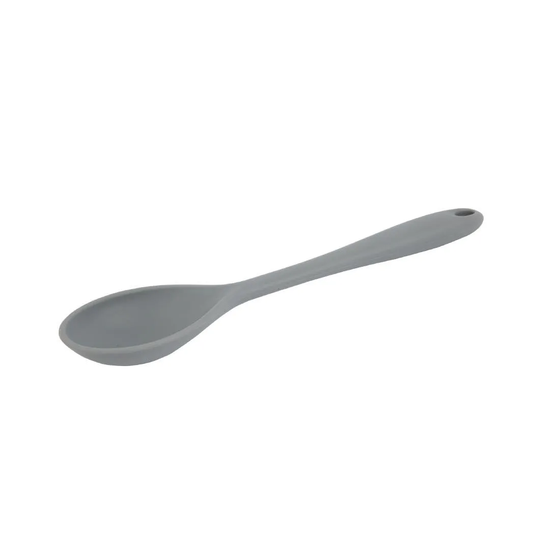 Cuchara gris de silicona resistente al calor - L 275 mm