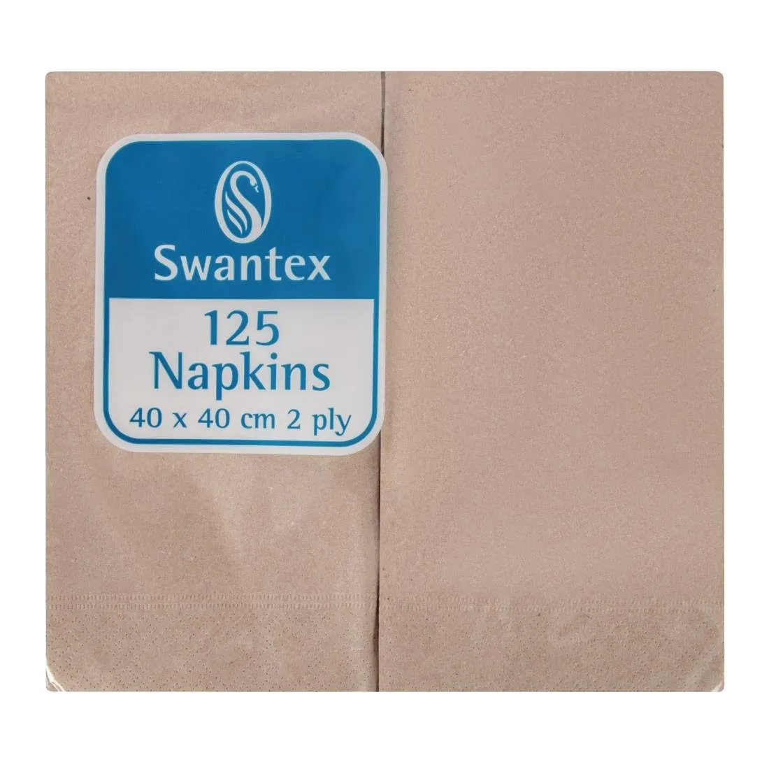 Servilletas Kraft Compostables Preplegadas 2 Pliegues 400 x 400 mm - Lote de 2000