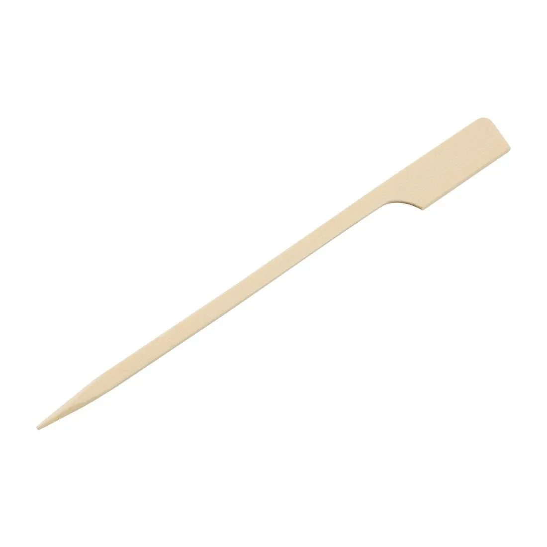 Brochetas biodegradables de bambú de 120 mm - Lote de 100