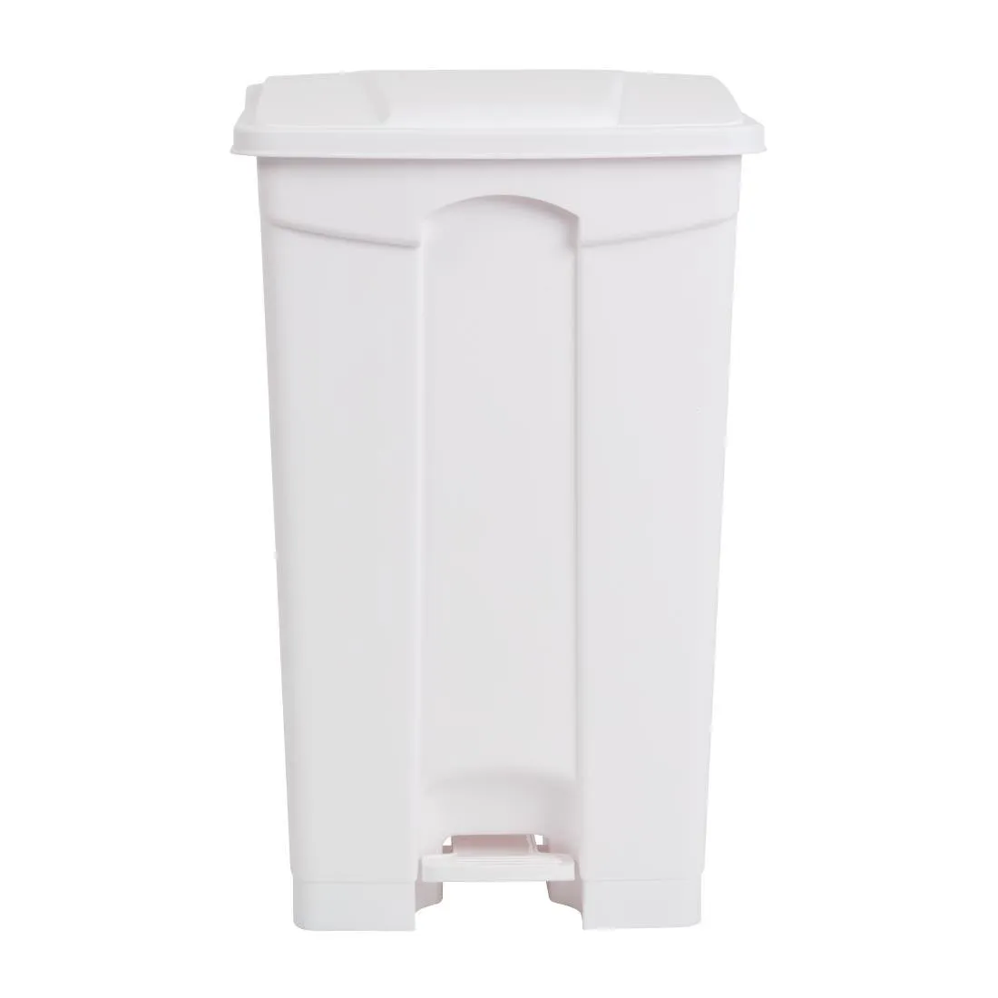 Cubo de basura de cocina con pedal blanco - 87 L