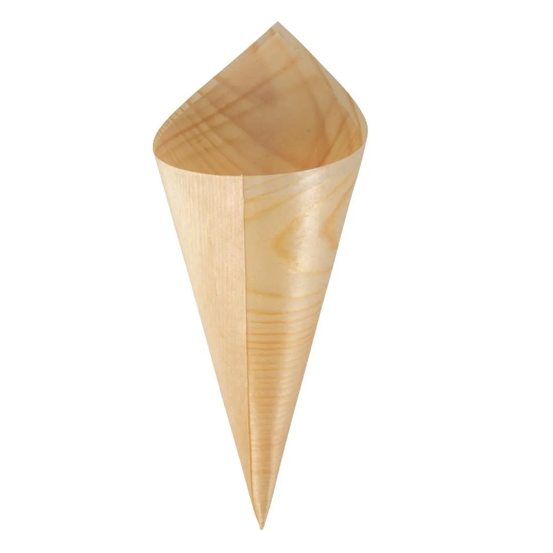 Conos biodegradables de álamo - Ø 75 mm - Lote de 100