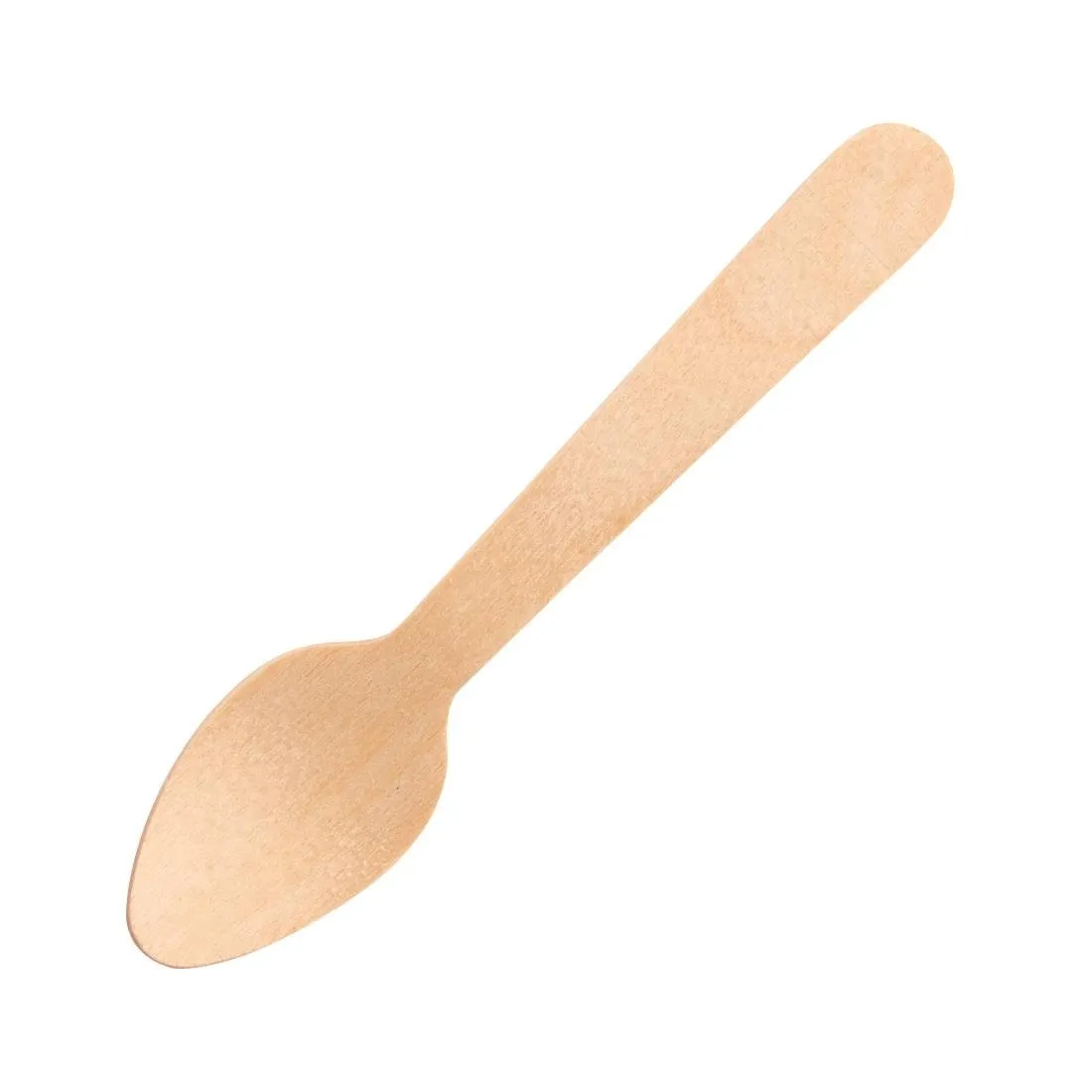 Cucharitas de madera de 110 mm - Lote de 100