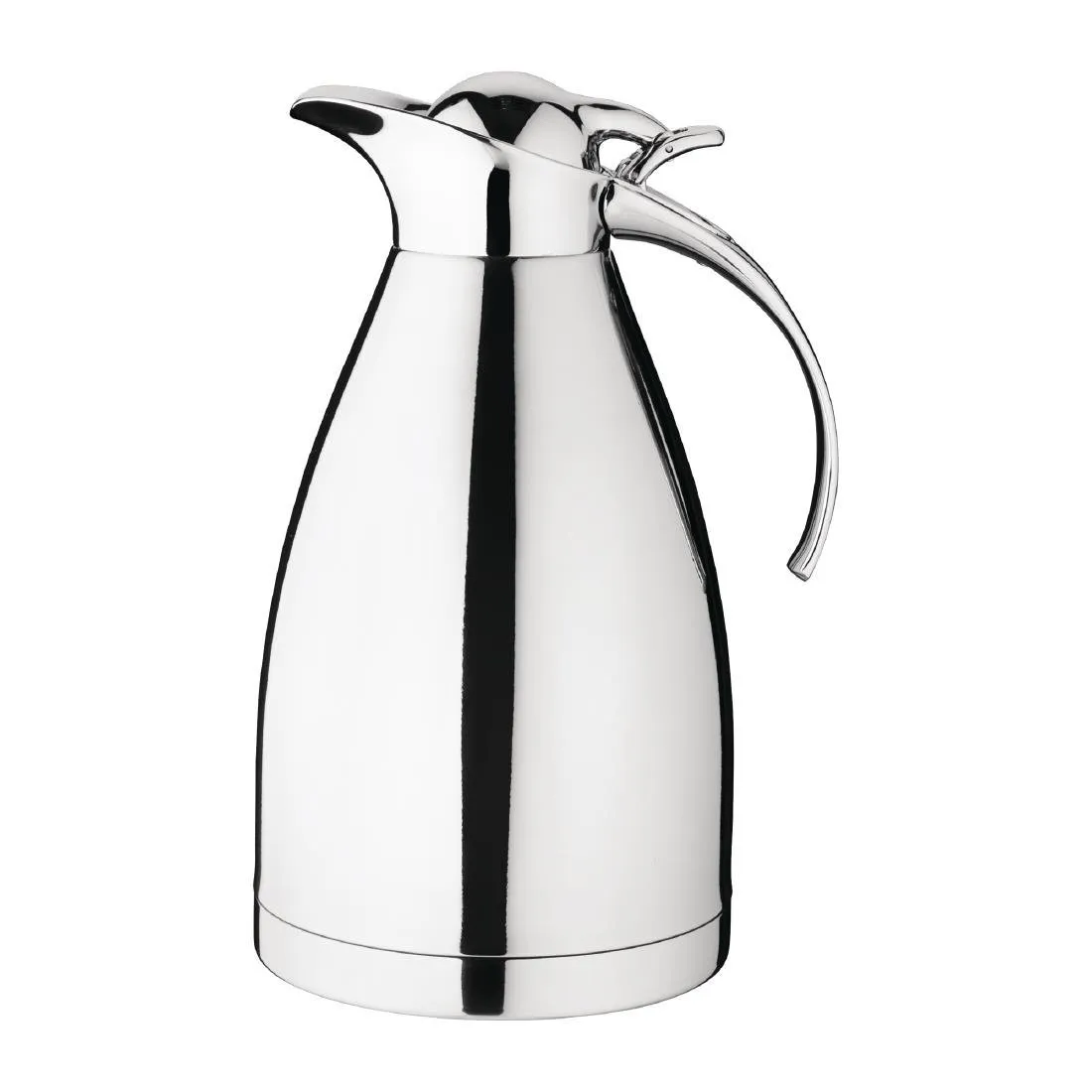 Jarra isotérmica de acero inoxidable con tapa abatible de 1,5 L