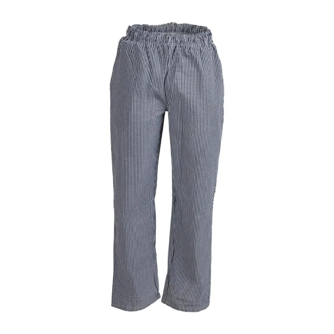 Pantalón de Cocina Unisex Vegas Cuadros Pequeños Negros y Blancos Talla XL