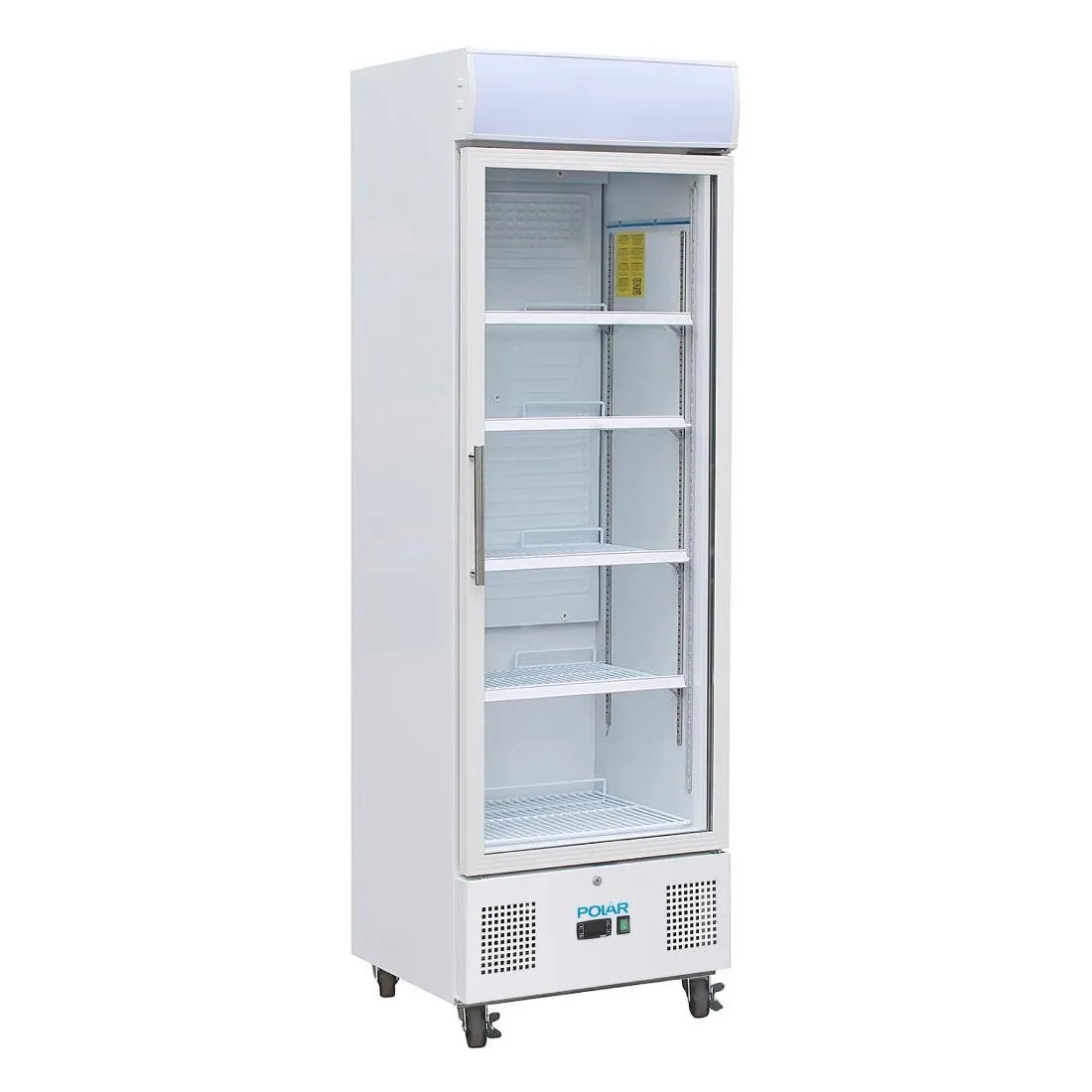 Vitrina refrigerada positiva blanca Serie G - 336 L