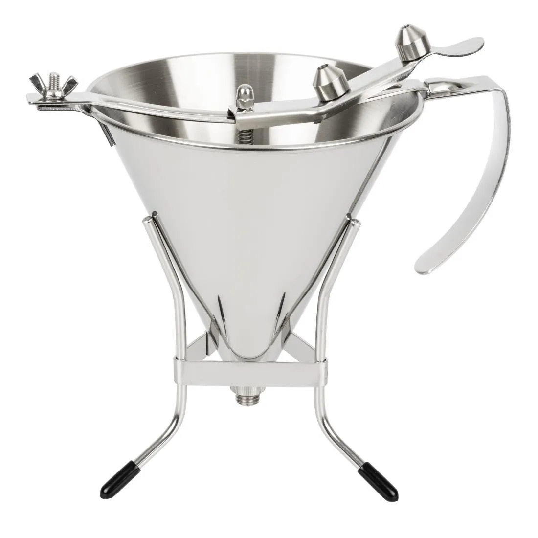 Embudo de acero inoxidable con pistón automático de 1,5L