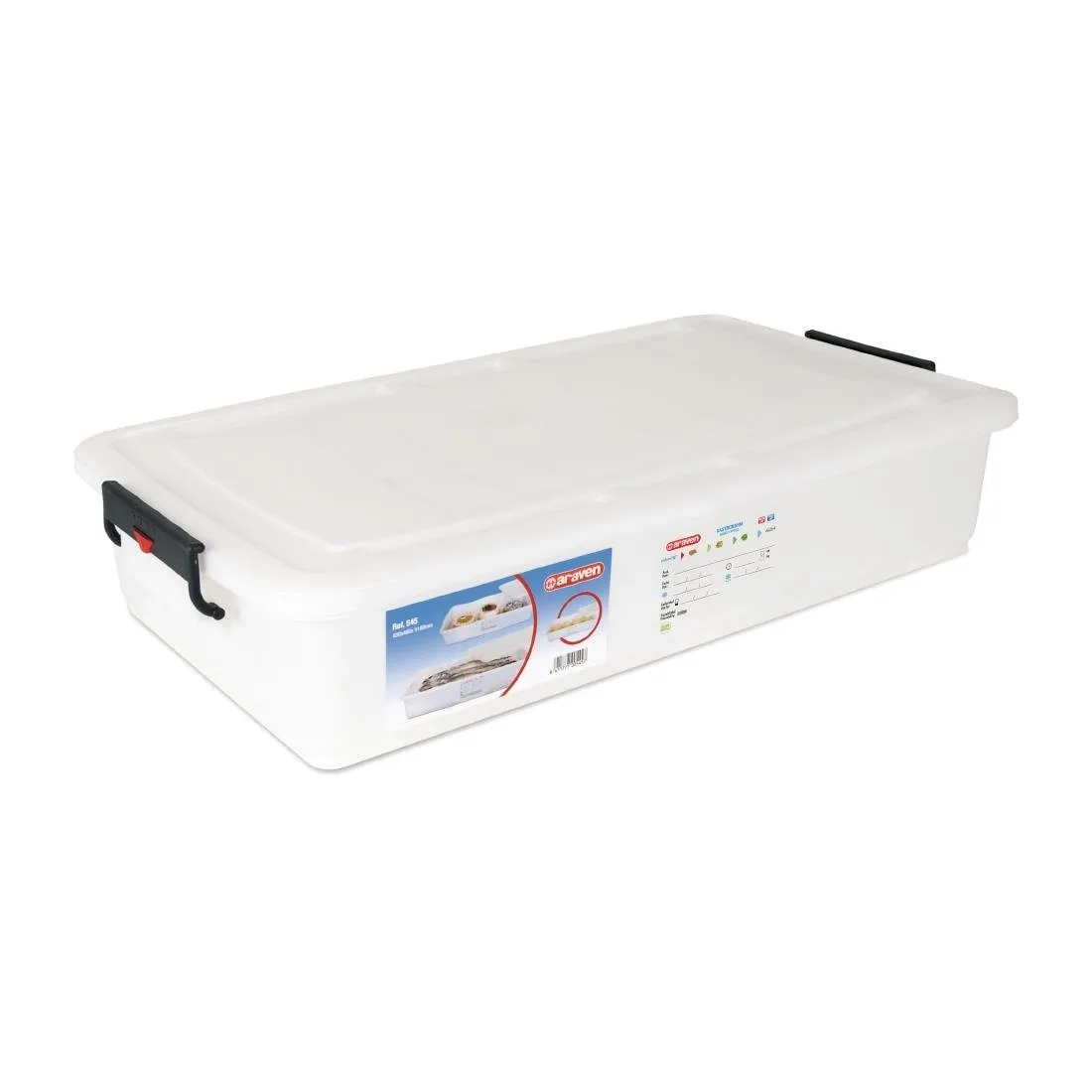 Contenedor de alimentos con tapa - 40L