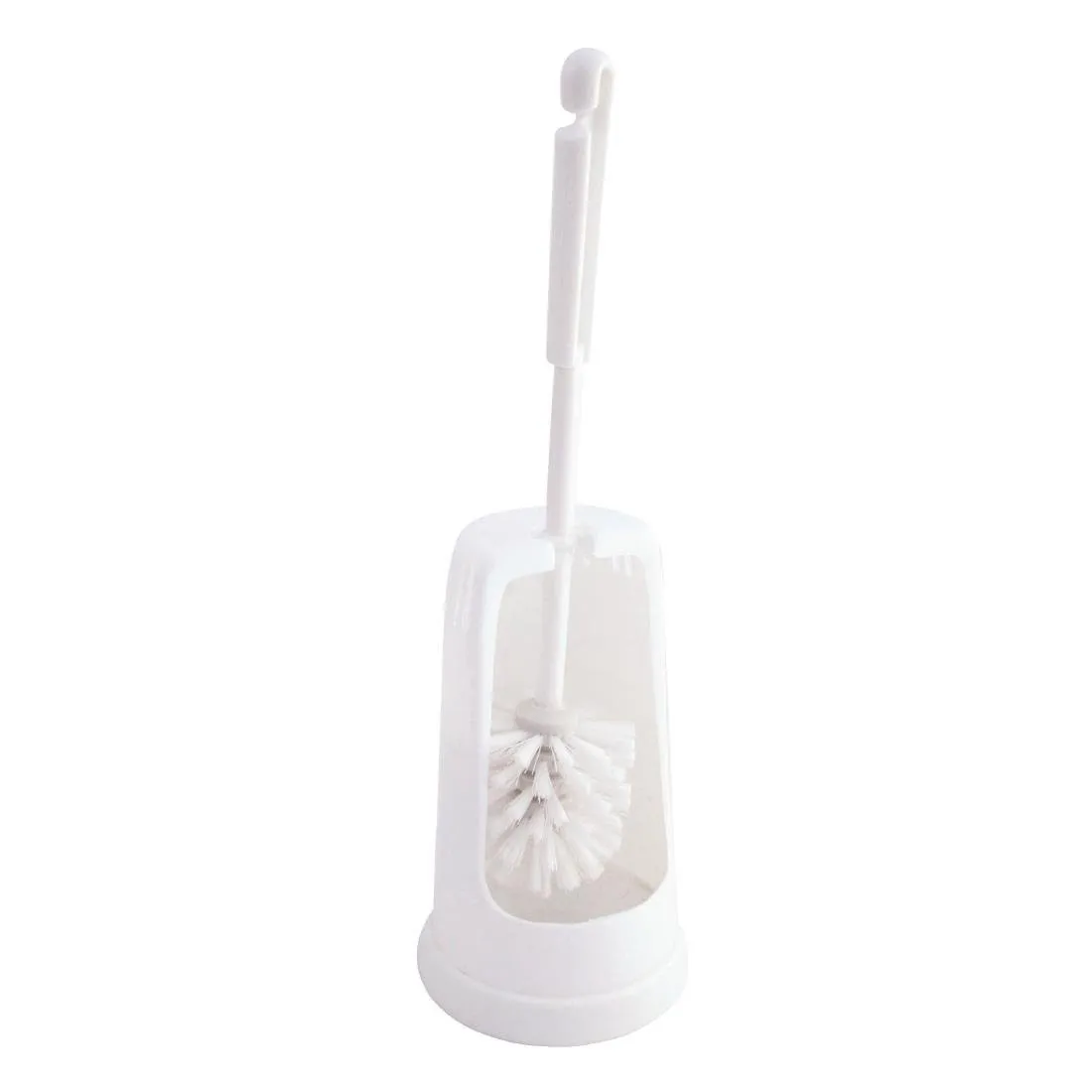Cepillo de inodoro blanco