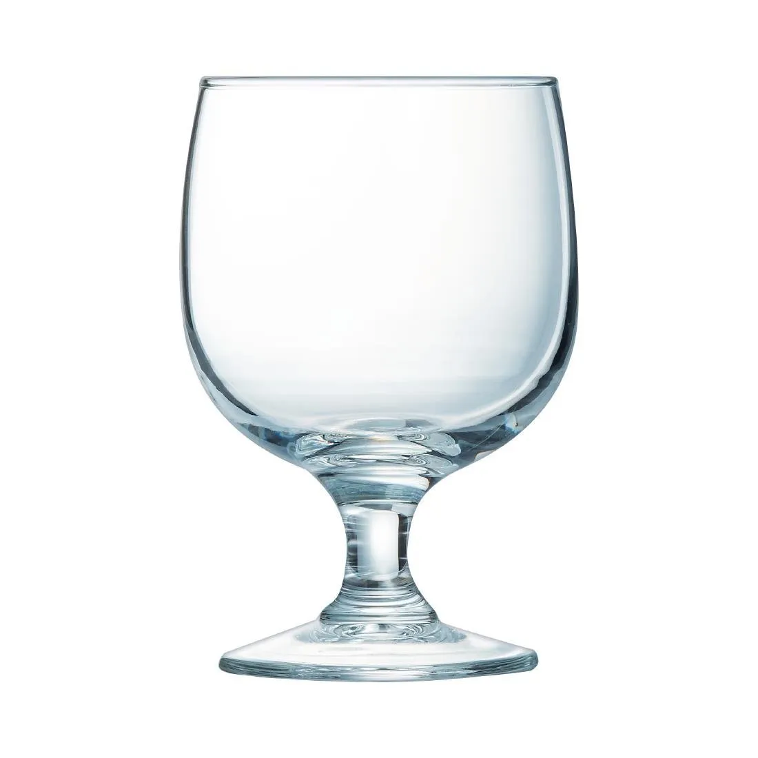 Vasos de pie apilables de vidrio templado Amélia - 250 ml - Juego de 12