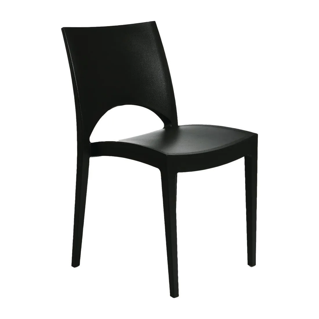 Silla Apilable de Exterior / Interior - Antracita