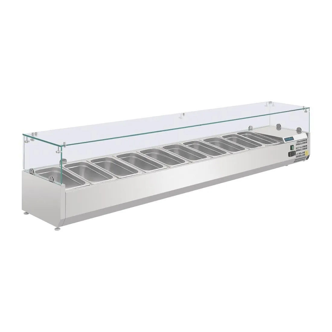 Vitrina de ingredientes refrigerada Serie G - 10 x GN 1/4