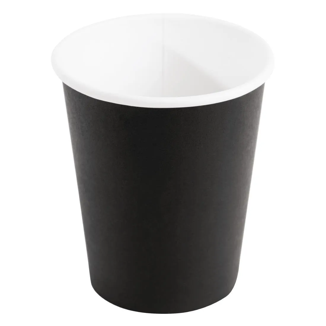 Vasos desechables para bebidas calientes negros - 225 ml - Paquete de 50