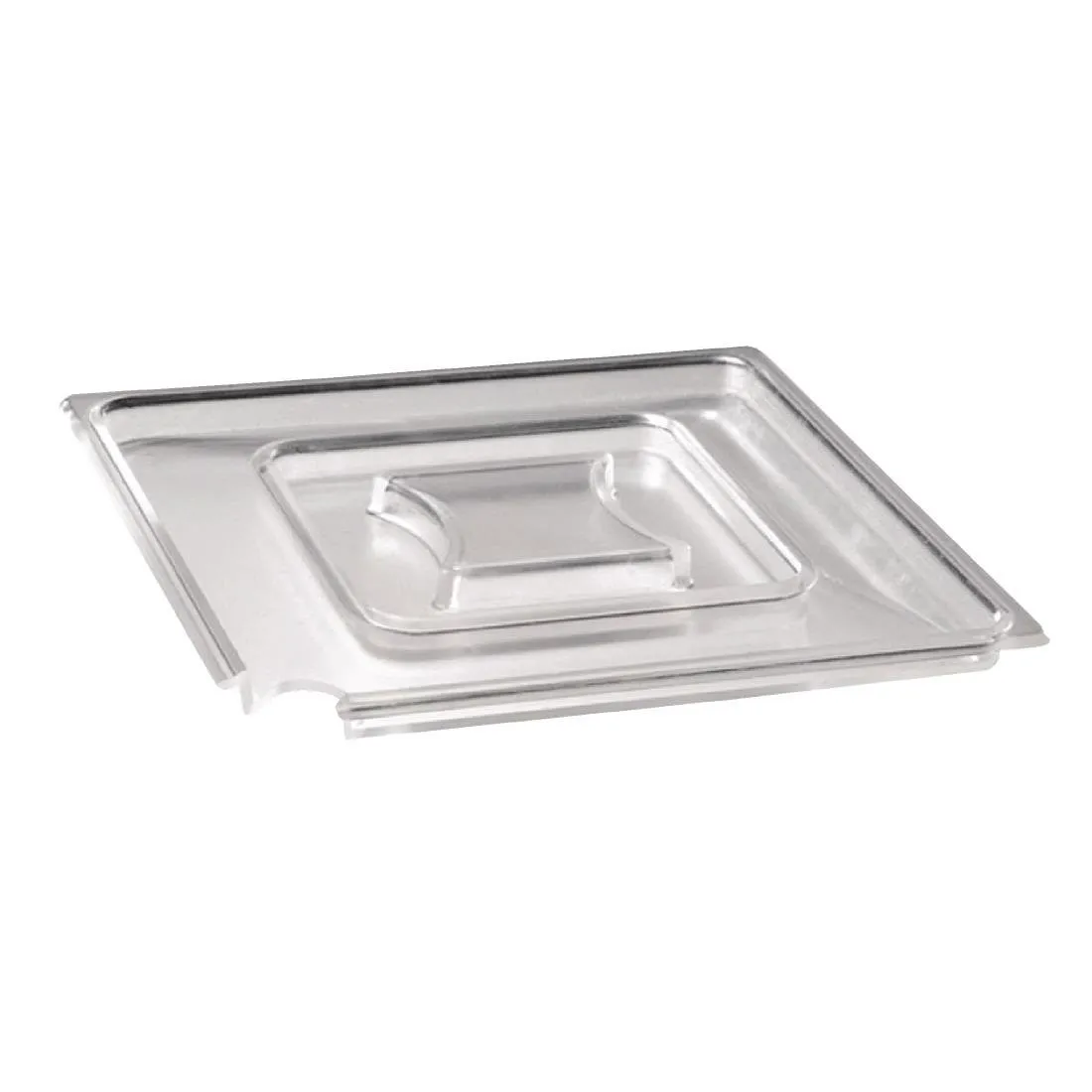 Tapa Cuadrada Transparente Float - 190 X 190 mm