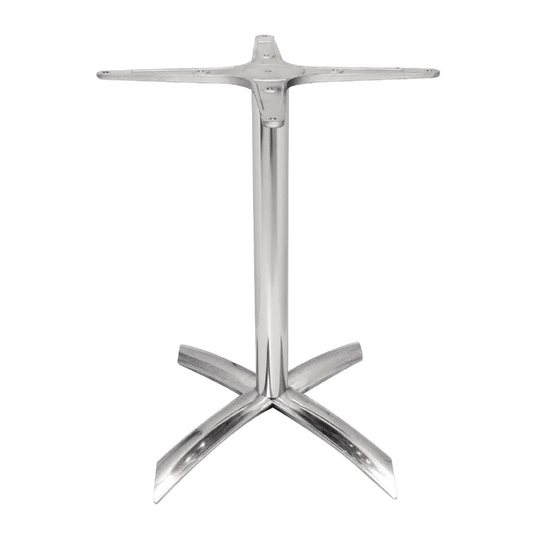 Pie de mesa con tablero basculante de aluminio
