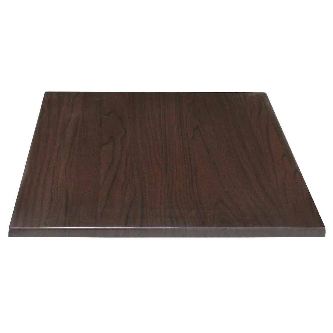 Tabla de mesa cuadrada marrón oscuro - L 700mm