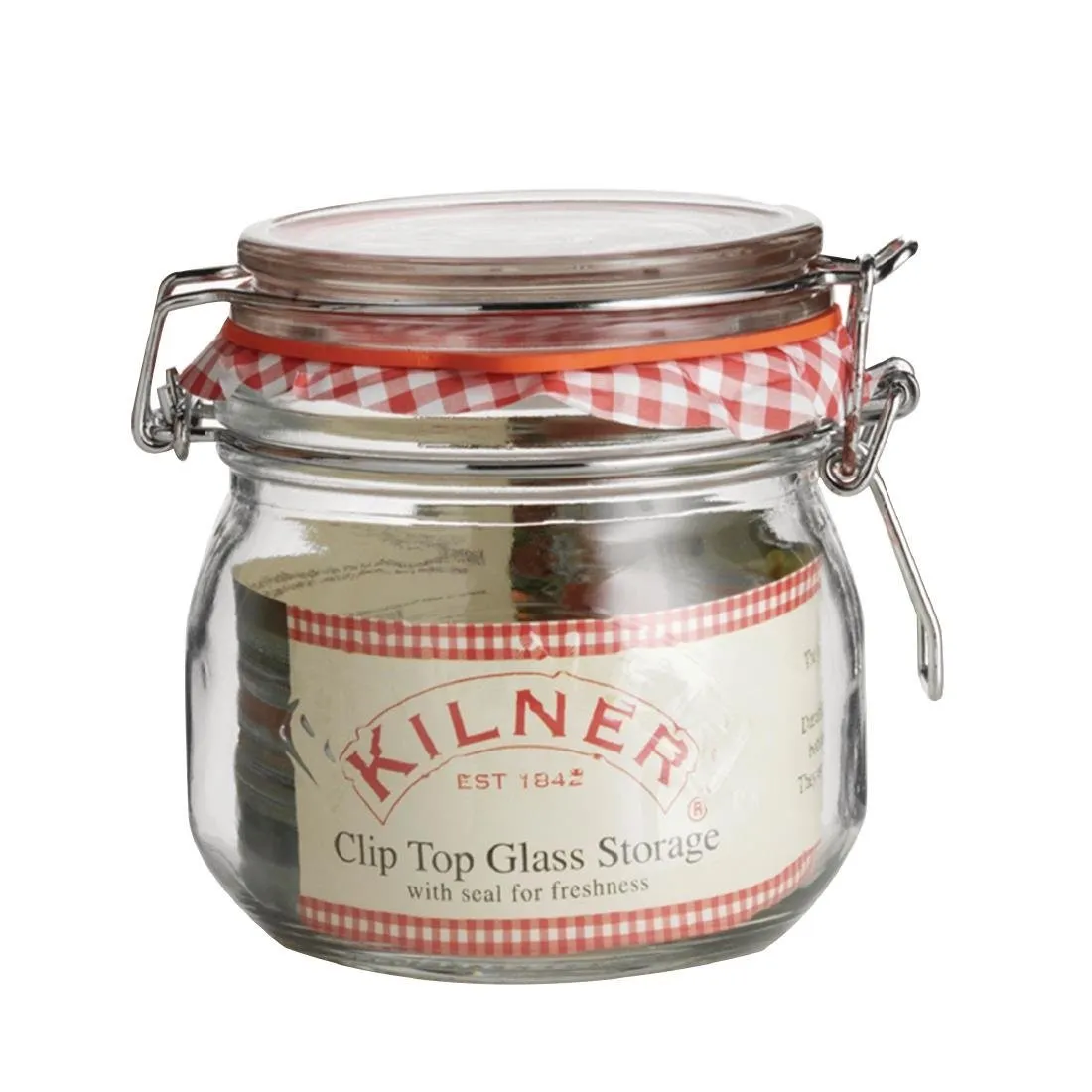Bote de conservas con clip - 0,5L