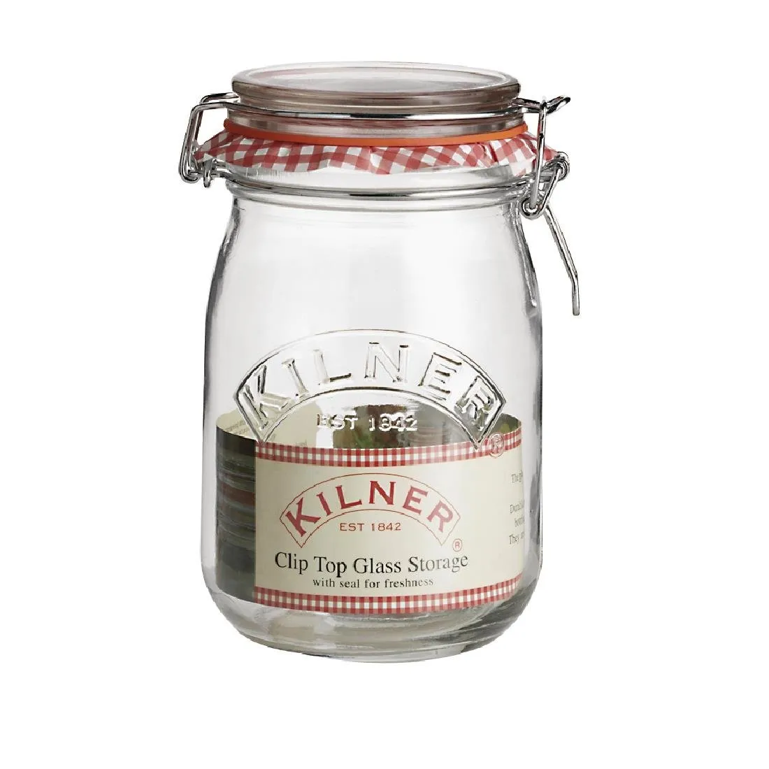 Bote de conservas con clip - 1L