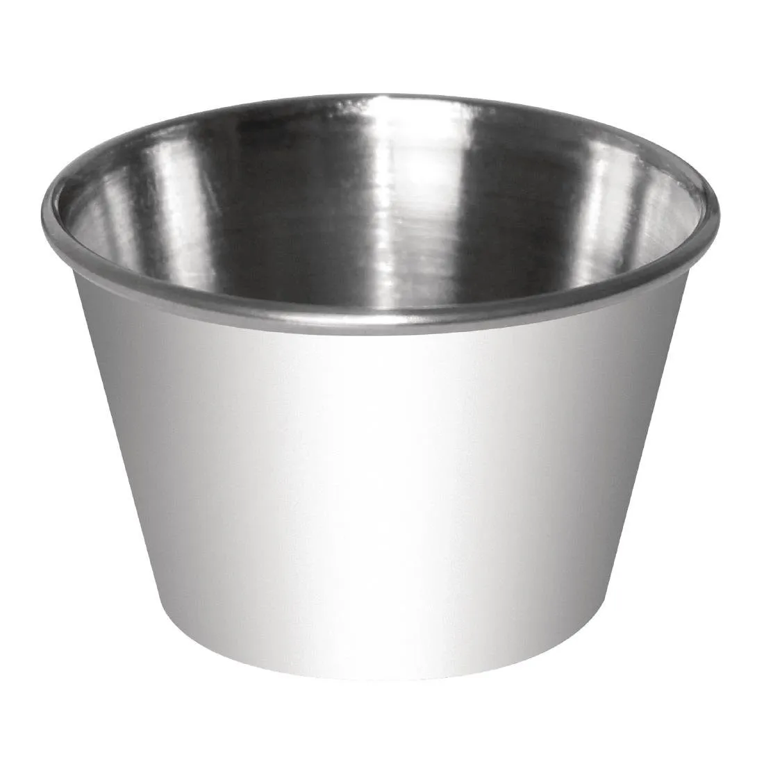 Recipientes para salsa de acero inoxidable - 70 ml - Lote de 12