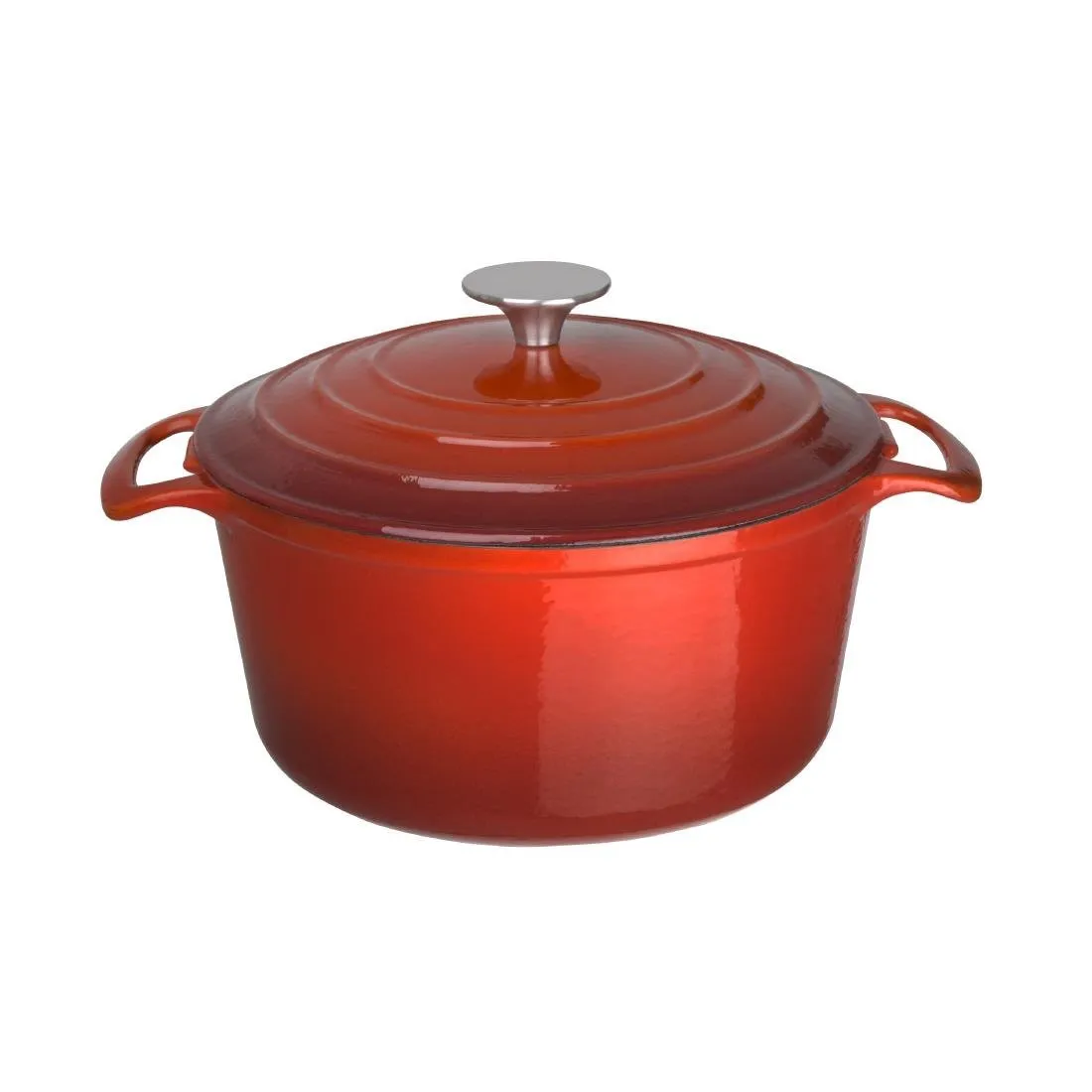Gran Cacerola Redonda Roja - 4L