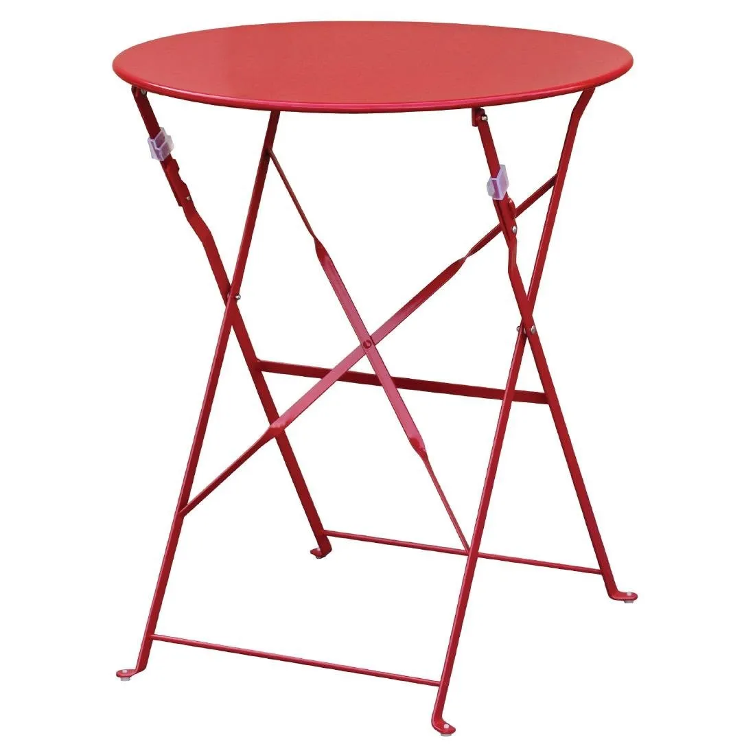 Mesa de terraza de acero - Rojo