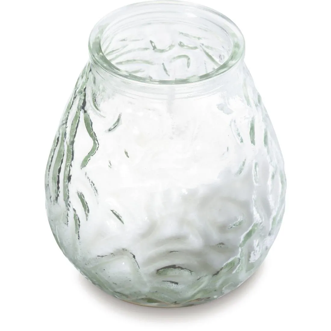 Velas venecianas Bolsius Low Boy transparentes - Lote de 12