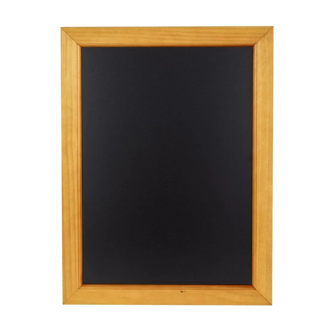 Pizarra de pared con marco de madera