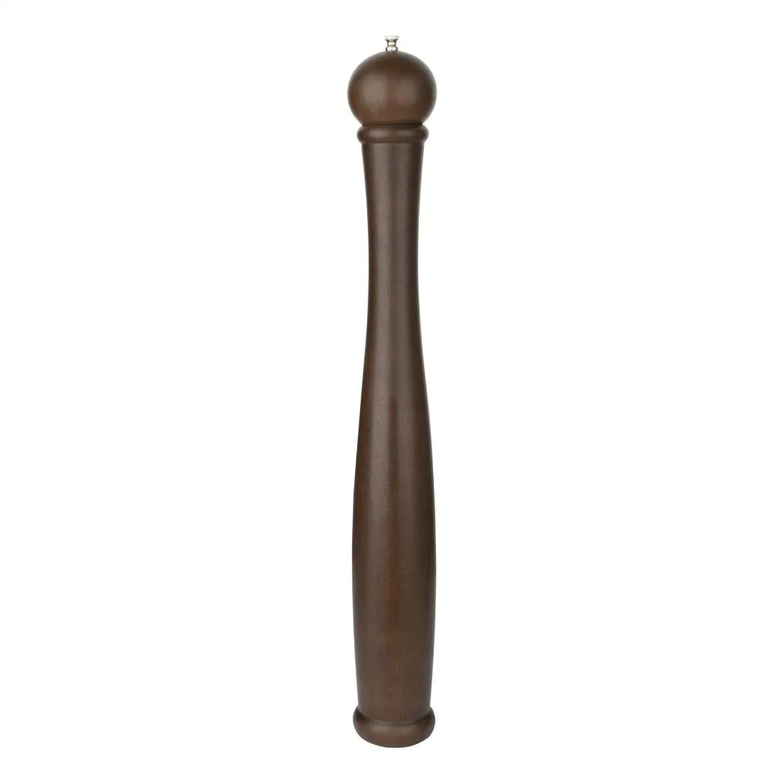 Molino de mesa de sal o pimienta de madera oscura
