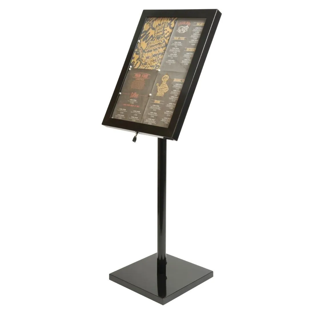 Expositor Iluminado Led Negro