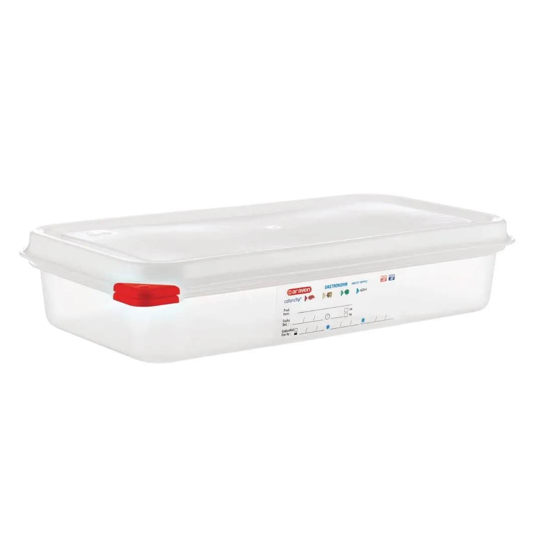 Caja de alimentos GN1/3 - 2,5L - Lote de 4