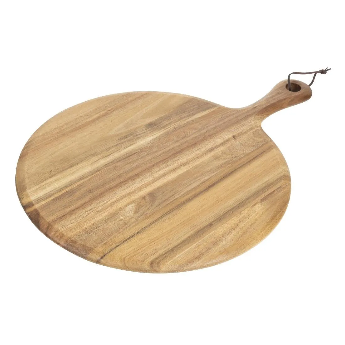 Tabla redonda de acacia de 330 mm