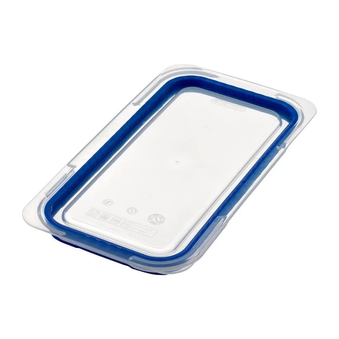 Tapa azul de ABS sin BPA - GN 1/3