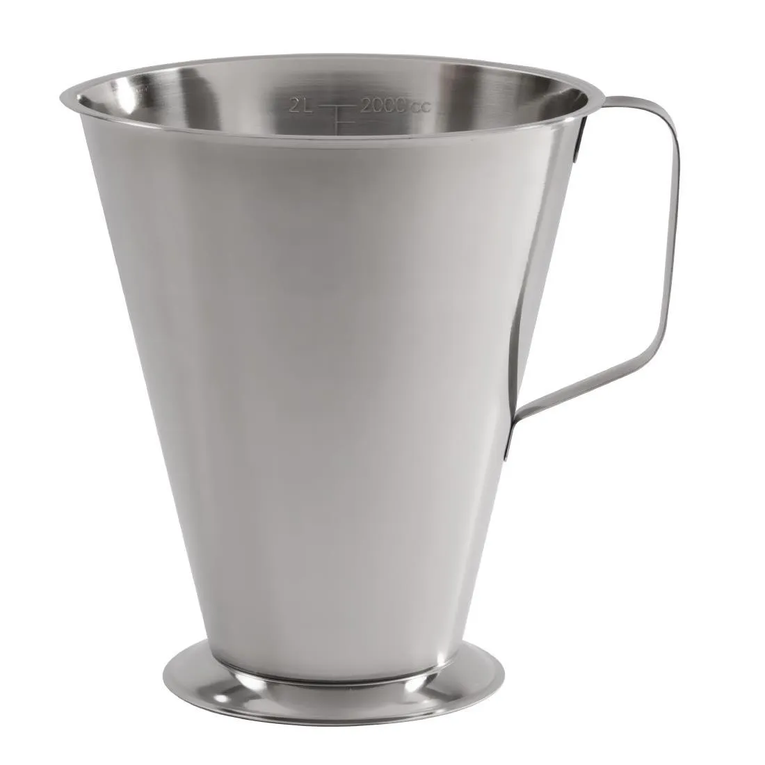 Jarra de medición de acero inoxidable 2,2L