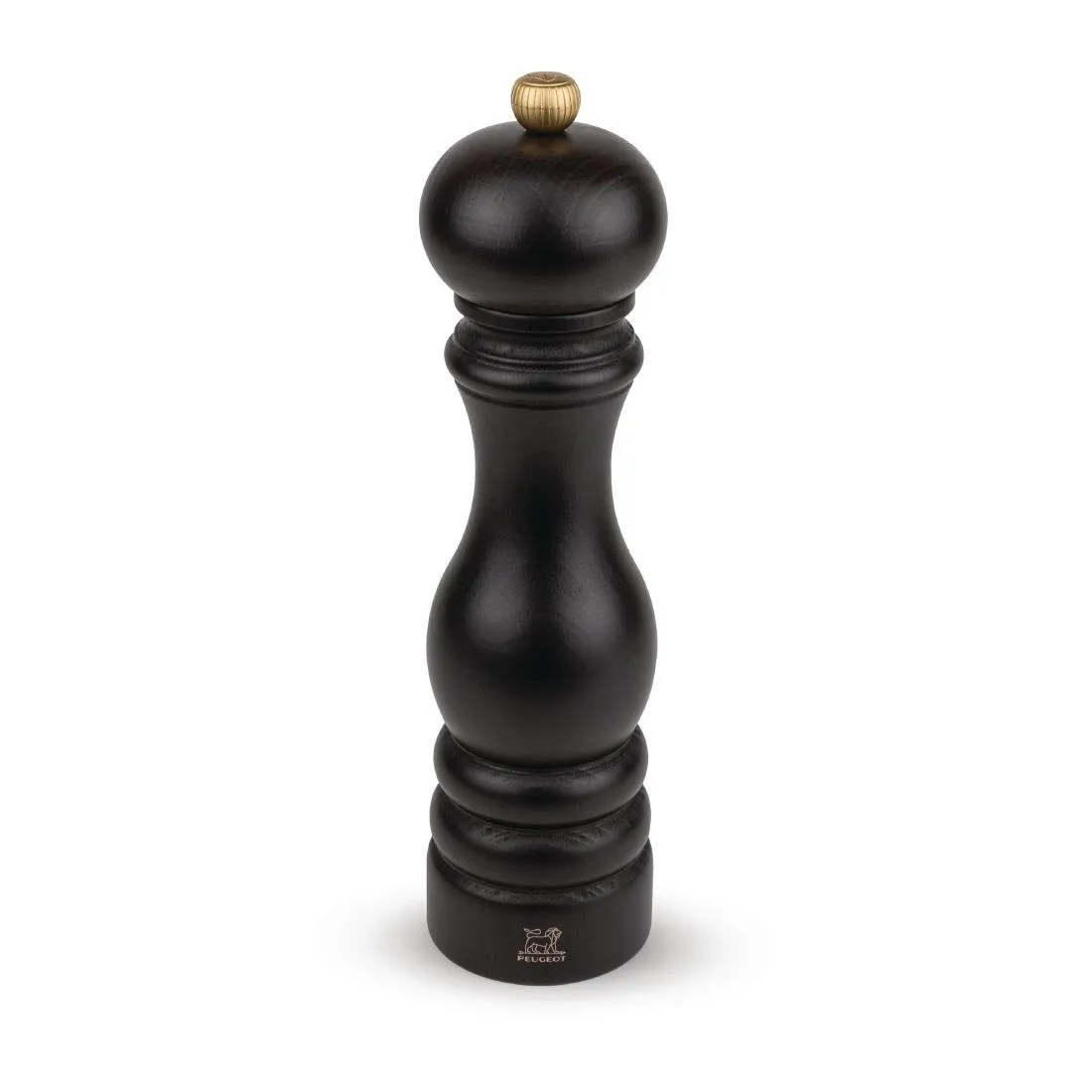 Molino de pimienta de madera oscura de 230 mm