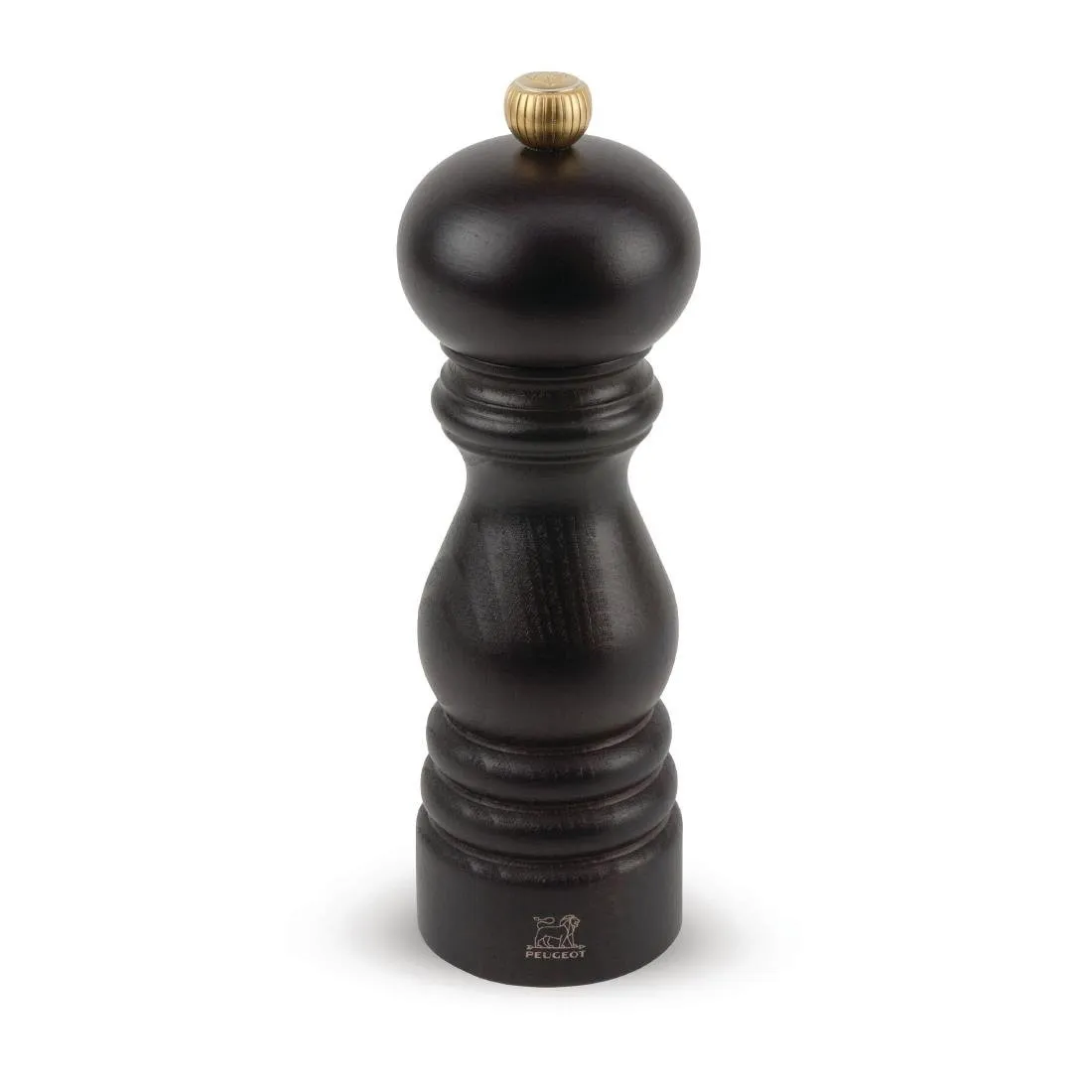 Molino de sal de madera oscura de 180 mm