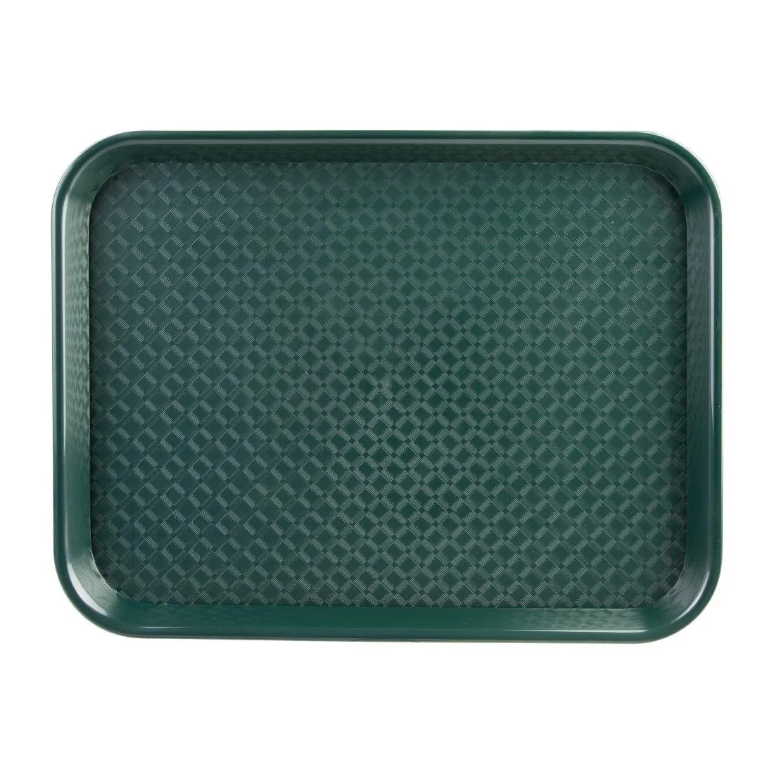Bandeja de autoservicio verde 450 x 350 mm