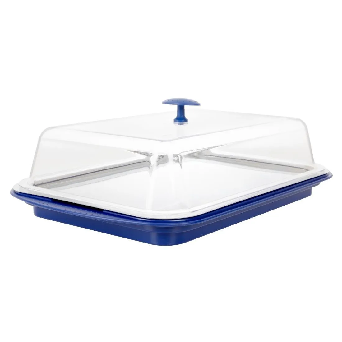 Bandeja de presentación refrigerada y tapa