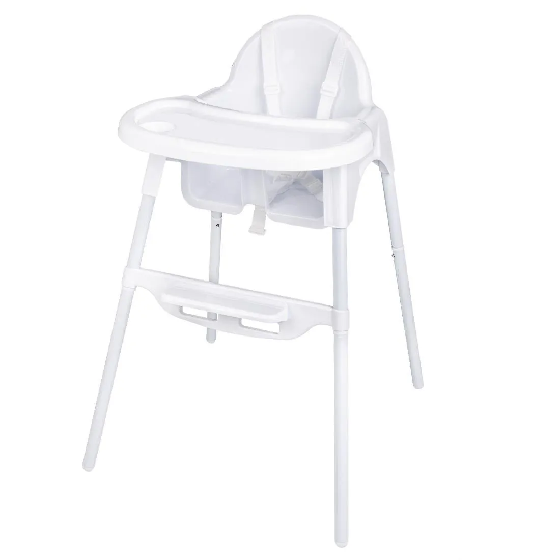 Trona para bebé blanco brillante