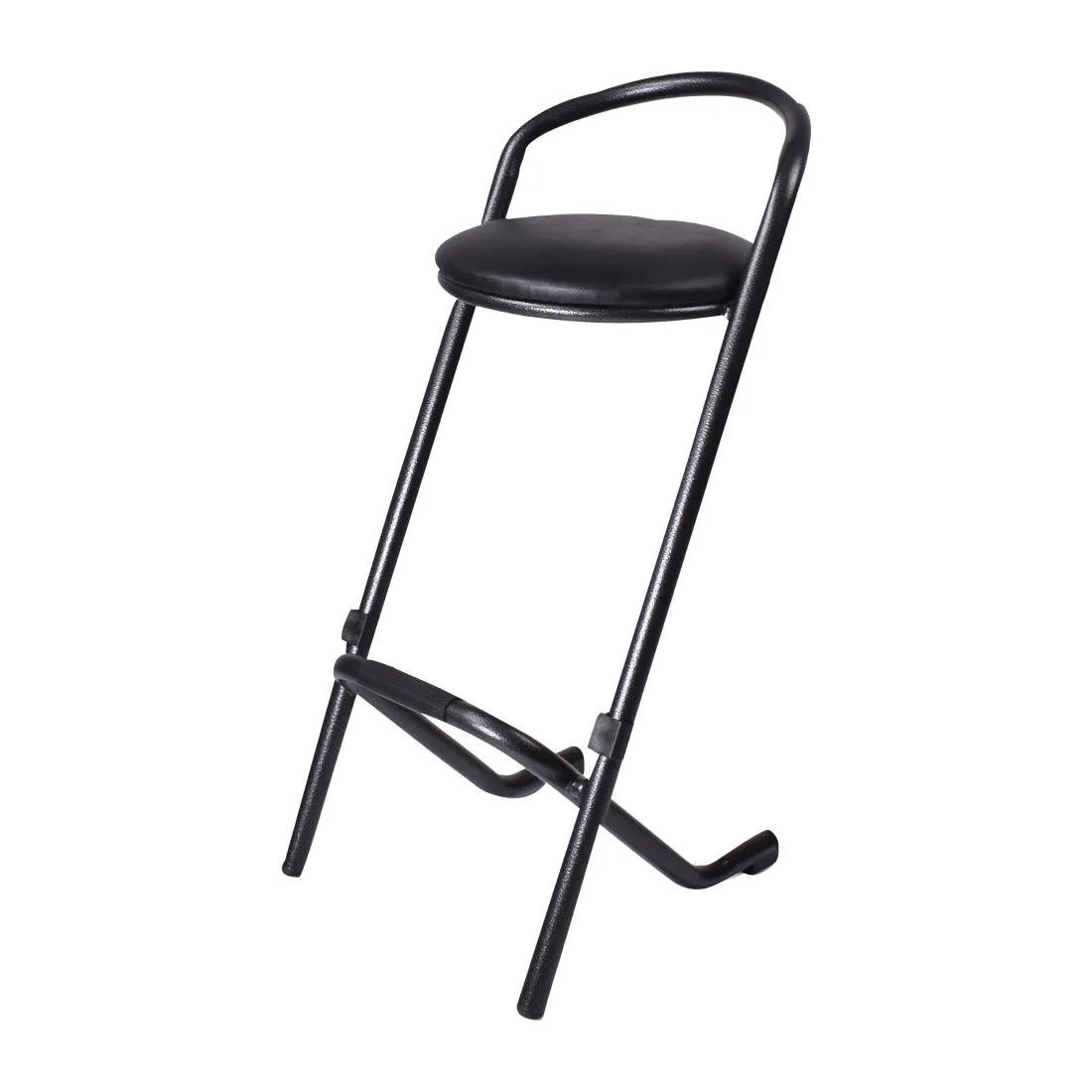 Taburetes Altos Apilables Grises - Lote de 2