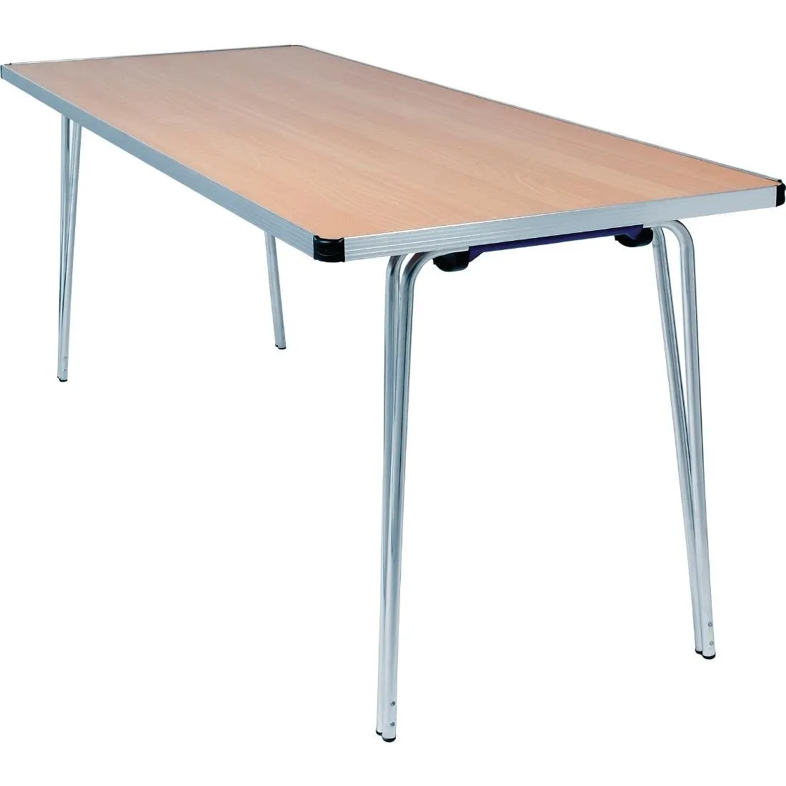Mesa Plegable Efecto Haya Contorno 1830 mm
