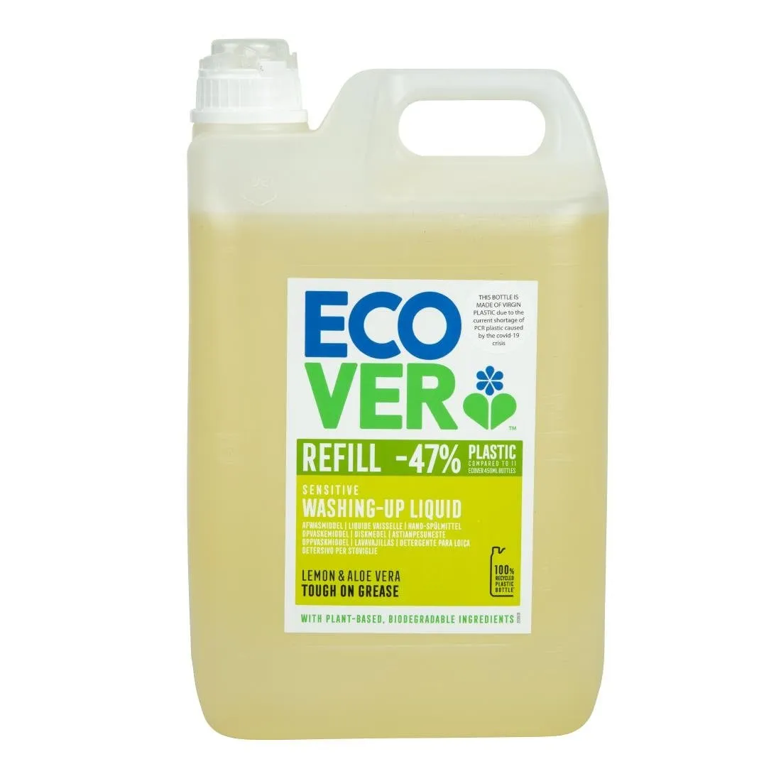Detergente Concentrado de Limón y Aloe Vera Ecover 5 L