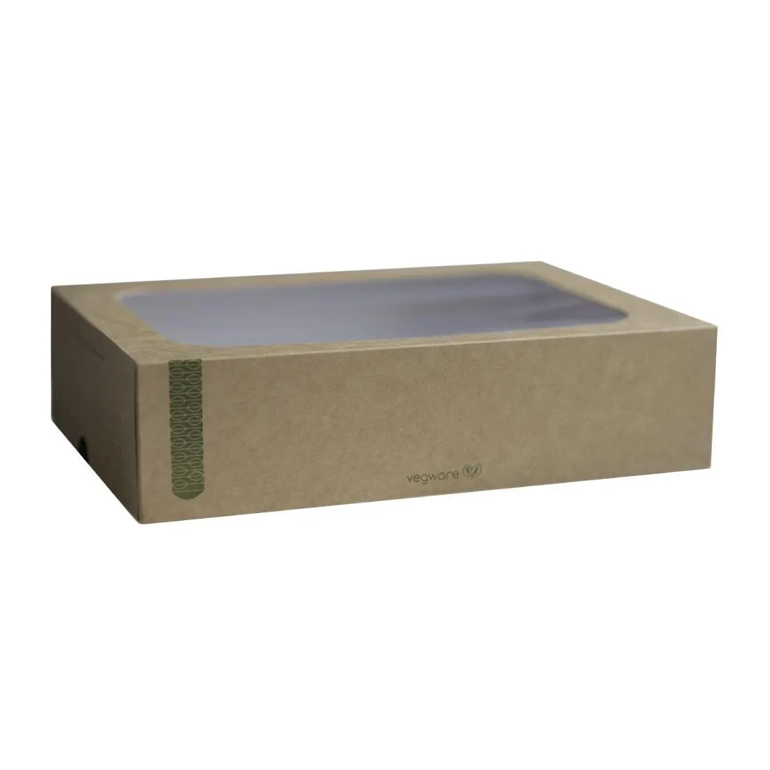 Cajas Compostables Estándar con Tapa de Ventana - Lote de 50