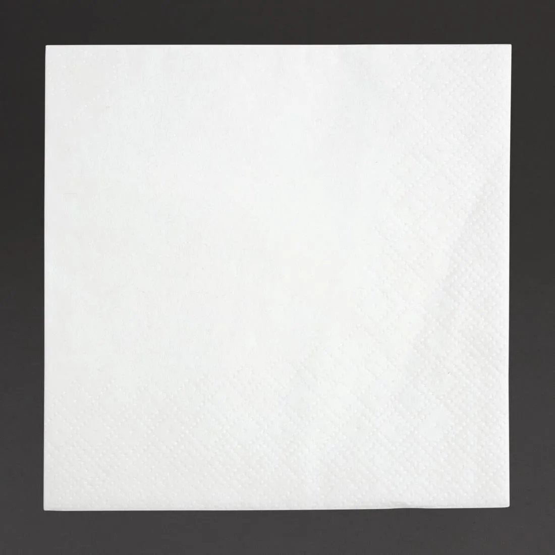 Servilletas de cóctel 2 capas Formato 1/4 240 mm Blancas - Lote de 4000