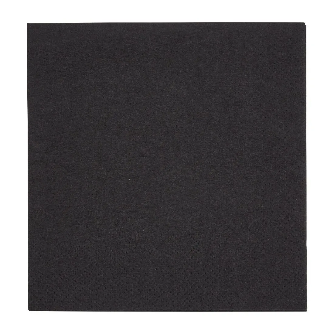 Servilletas de cóctel 2 capas Plegado 1/4 240 mm Negro - Lote de 4000