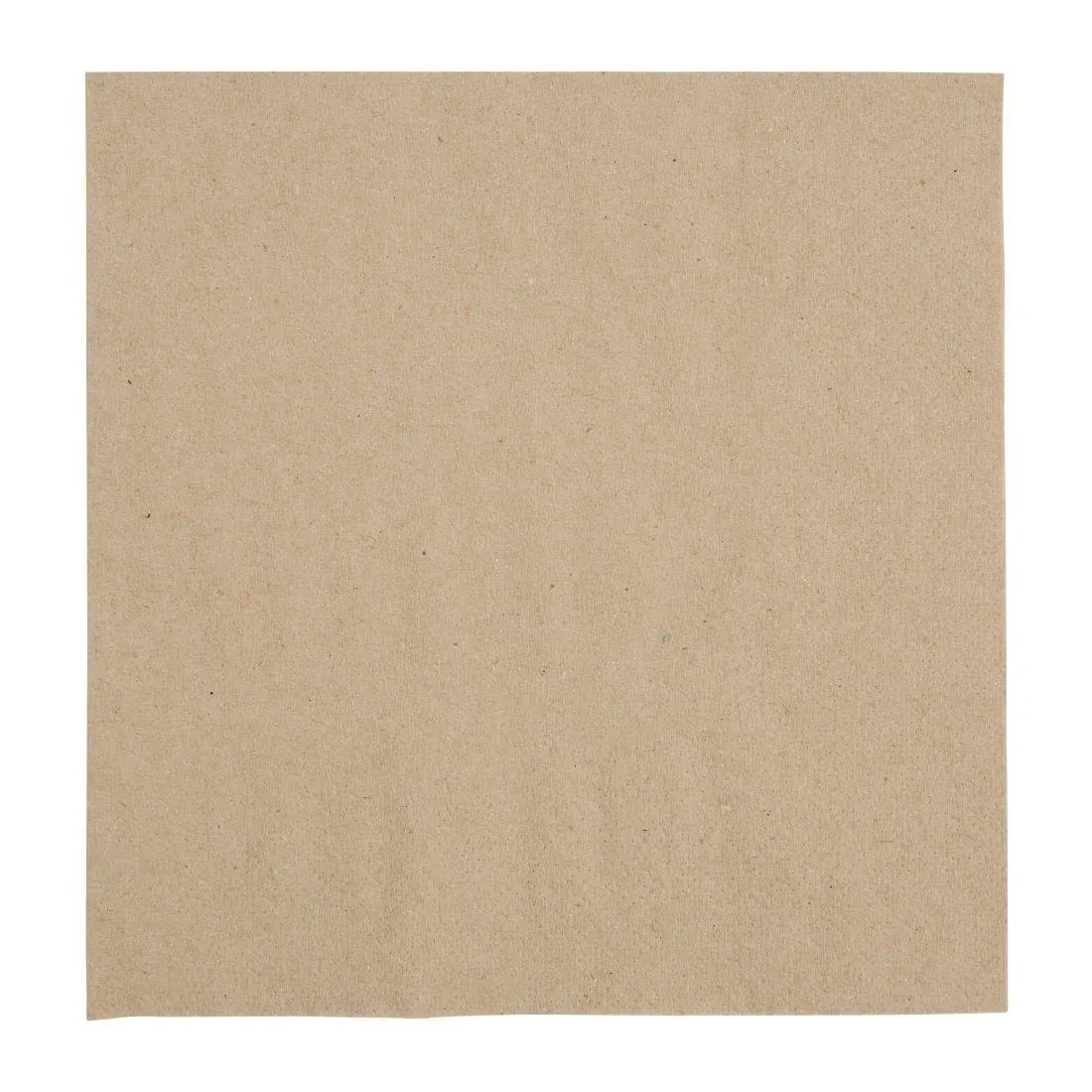 Servilletas de aperitivo recicladas 2 capas Plegado 1/4 330 mm Kraft - Lote de 2000