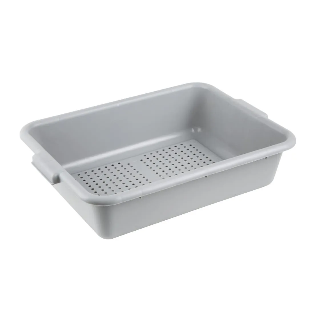 Caja Alimentaria Perforada en Polipropileno - Gris