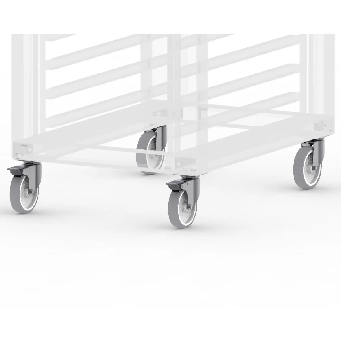 Kit de Ruedas para Soporte de Horno Combinado