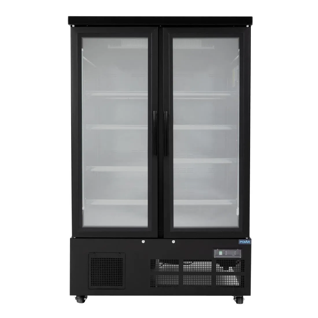 Vitrina Refrigerada de 2 Puertas - 744 L - Negra Negativa