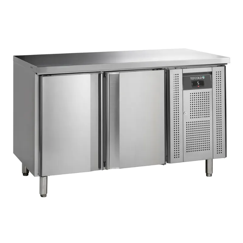 Mesa Refrigerada en Acero Inoxidable - 2 Puertas - GN 1/1
